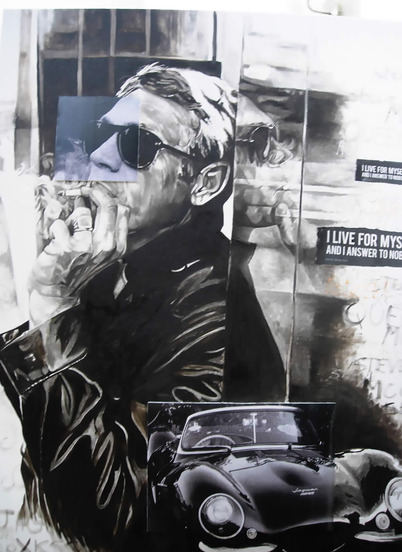 Poster Steve McQueen Vintage - Impression Sur Toile élégante - Décoration Murale Salon & Chambre - Sans Cadre